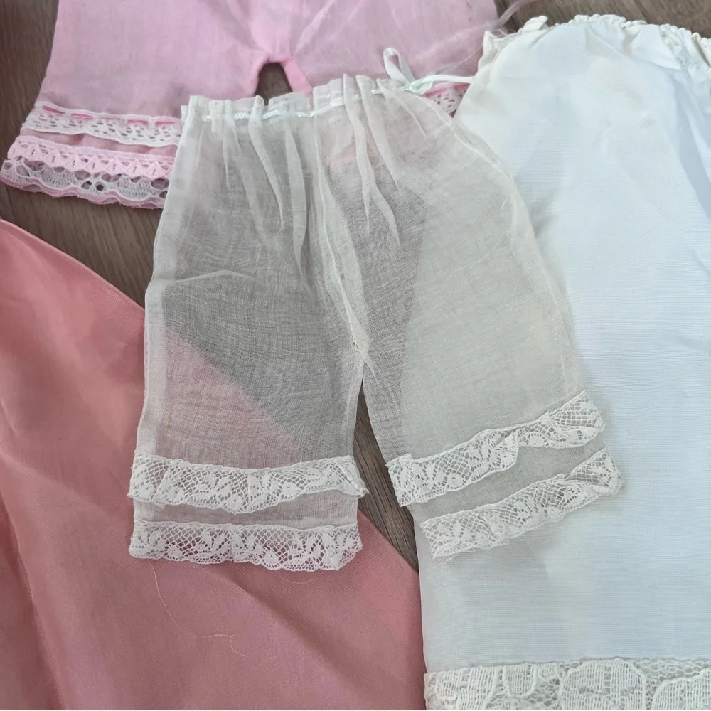 Vintage Doll Clothing‎ Pack- Pink Dress And Bottoms | 4 PCs